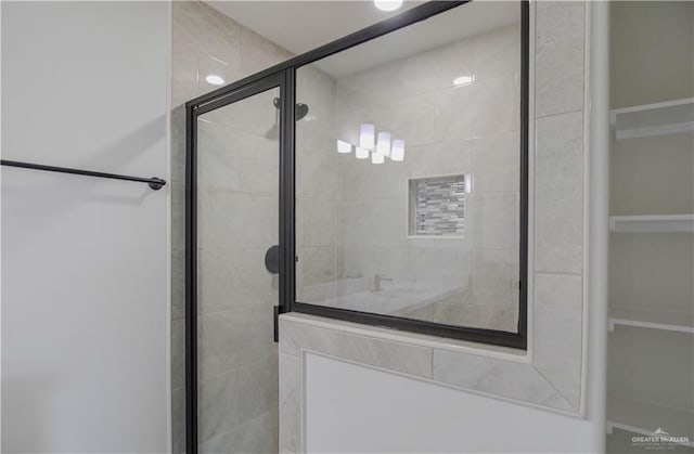 full bath with a stall shower