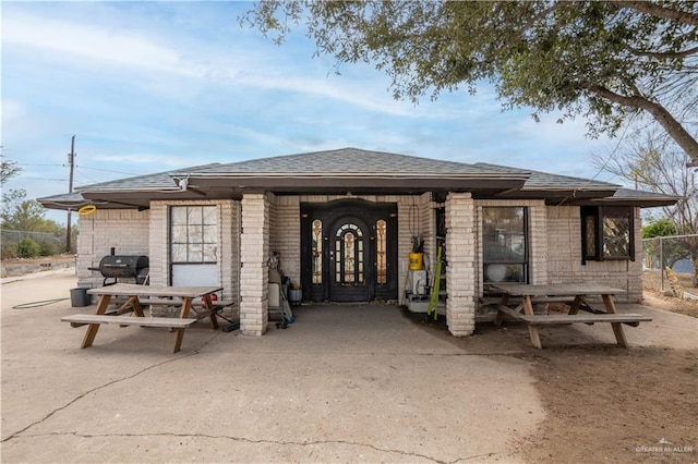 exterior space with a patio area