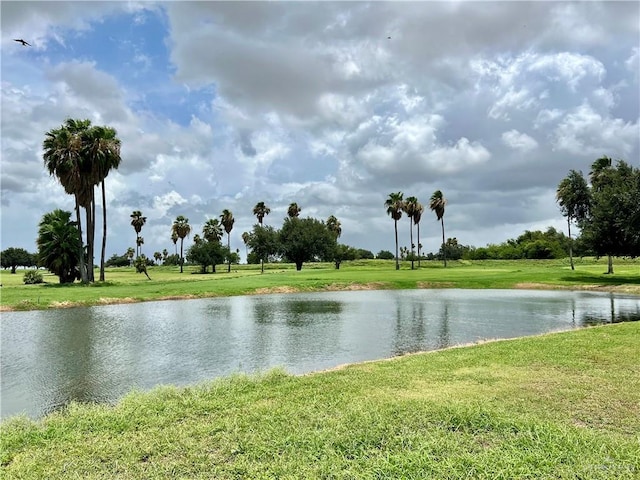 view of water feature