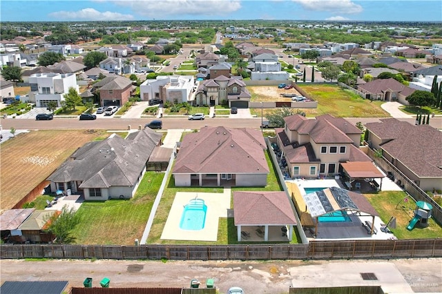 birds eye view of property featuring a residential view