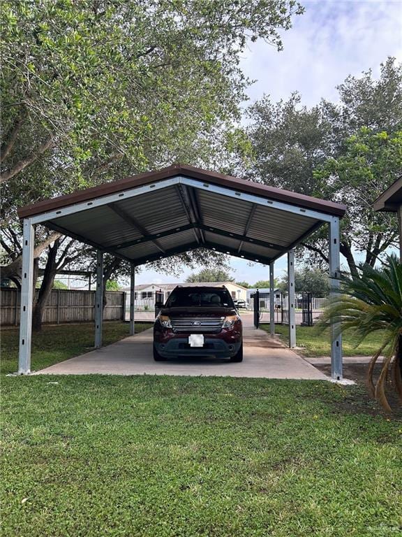 2910 Saltwater Ave, Edinburg, TX 78542 - view of vehicle parking featuring a carport