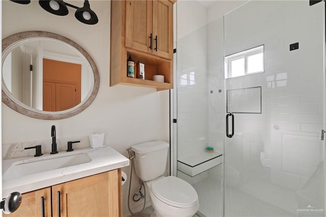 13801 N 37th St, Mcallen, TX 78504 - full bathroom featuring a shower stall and vanity