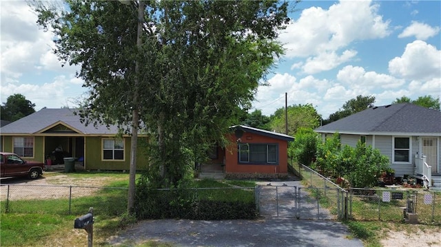 view of front of home