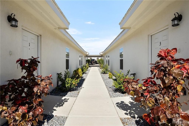 view of property exterior featuring stucco siding