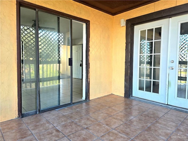 view of patio / terrace with french doors