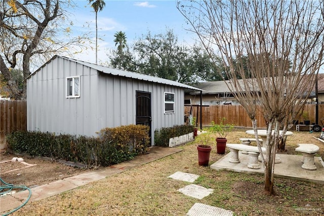 view of outbuilding