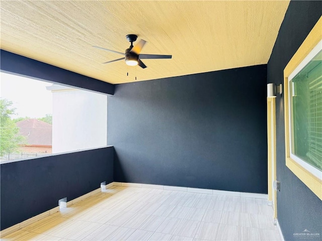 5512 N Crown Pt, Pharr, TX 78577 - patio / terrace featuring a ceiling fan