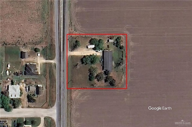 21890 Fm 508, Harlingen, TX 78550 - map / location featuring property parcel outlined
