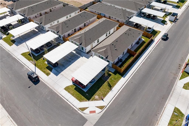 drone / aerial view featuring a residential view