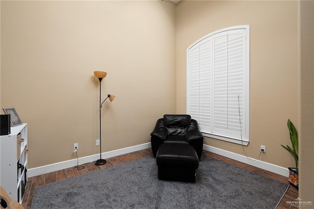 1408 May Dr, Edinburg, TX 78539 - living area featuring baseboards and wood finished floors