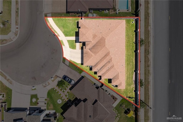 1408 May Dr, Edinburg, TX 78539 - bird's eye view
