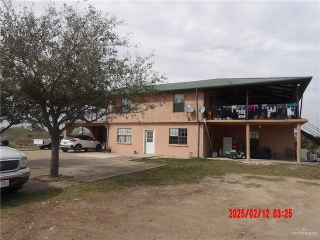 view of rear view of property