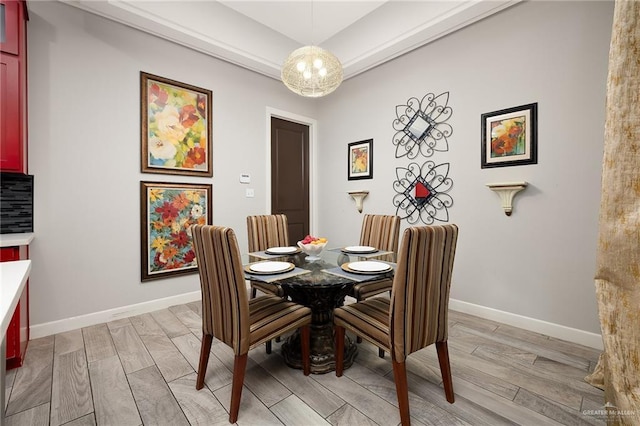 1801 Ozark Ave, Mcallen, TX 78504 - dining room featuring light wood-type flooring and baseboards