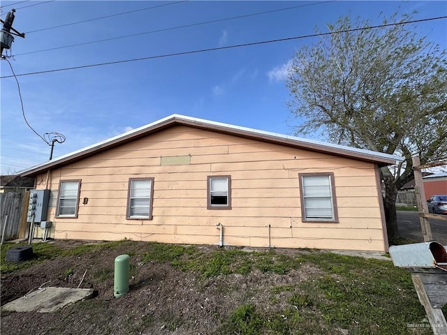 view of side of home