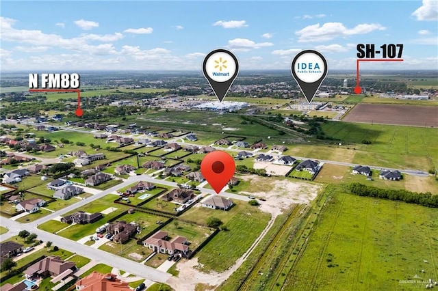 8605 Estrella Dr, Elsa, TX 78538 - birds eye view of property