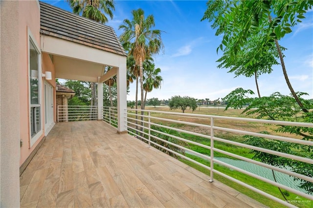 412 Sabine Ct, Mission, TX 78572 - view of wooden terrace