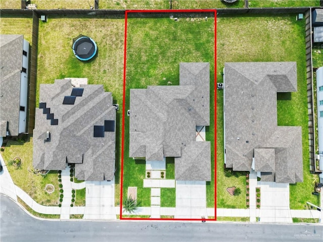 3313 Showboat Dr, Edinburg, TX 78541 - aerial view of property's location with property boundaries highlighted