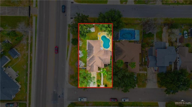 2802 Huisache Ave, Edinburg, TX 78539 - bird's eye view of a pool