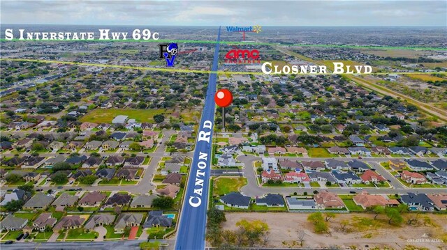 2802 Huisache Ave, Edinburg, TX 78539 - bird's eye view