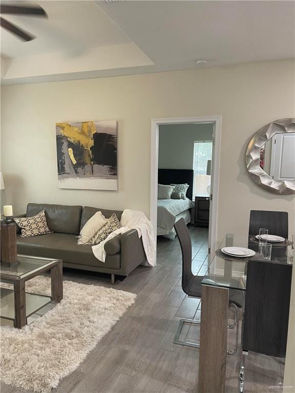 4905 N Hiawatha Dr, Pharr, TX 78577 - living area with wood finished floors