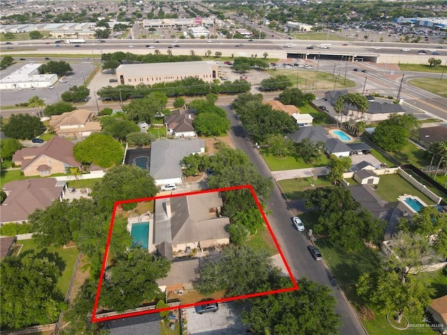 1205 Susan Dr, Edinburg, TX 78539 - drone / aerial view with a residential view