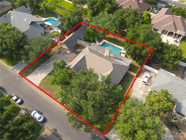 1205 Susan Dr, Edinburg, TX 78539 - aerial view with a residential view