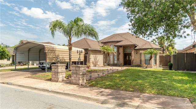 2904 Victoria St, Hidalgo, TX 78557 - view of front of property featuring a carport