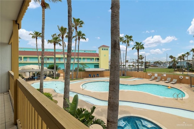 108 E Coronado Dr Unit 207, South Padre Island, TX 78597 - community pool with a patio