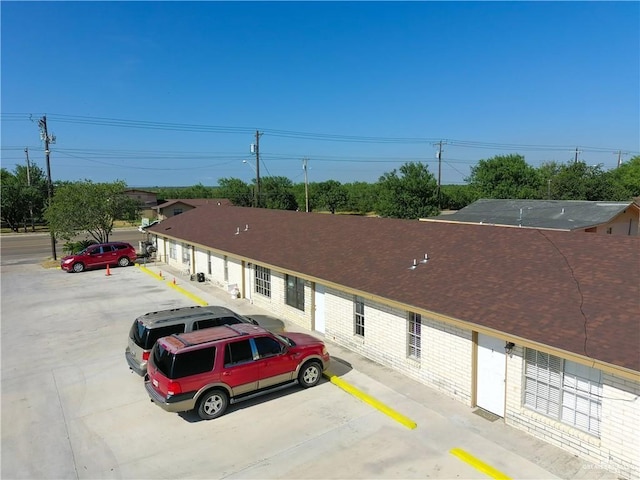 view of parking / parking lot