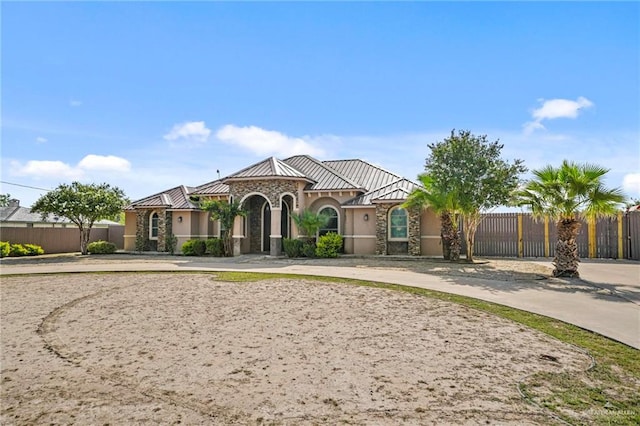 view of mediterranean / spanish house