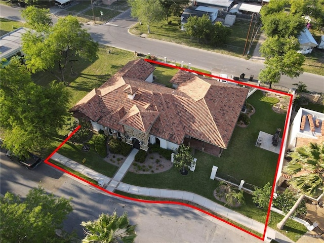 bird's eye view