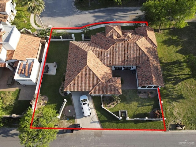 drone / aerial view