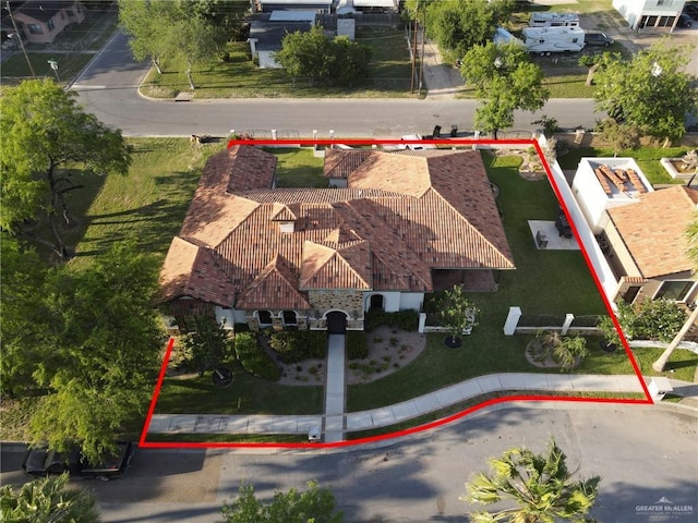 bird's eye view