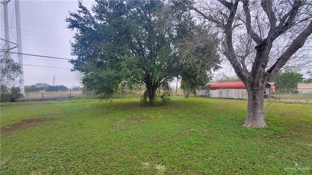 view of yard