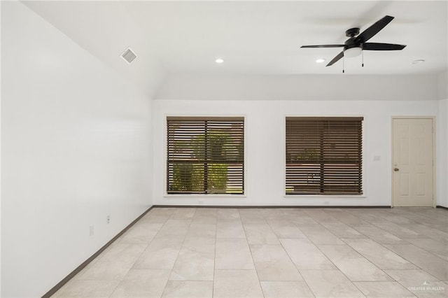 2115 S 3rd St, Mcallen, TX 78503 - empty room with recessed lighting and a ceiling fan