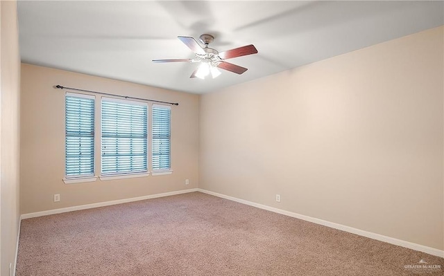 1915 Bunting Ln, Mission, TX 78572 - carpeted empty room featuring a ceiling fan and baseboards