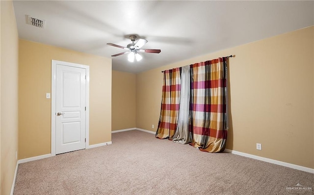 1915 Bunting Ln, Mission, TX 78572 - unfurnished room featuring ceiling fan and carpet flooring