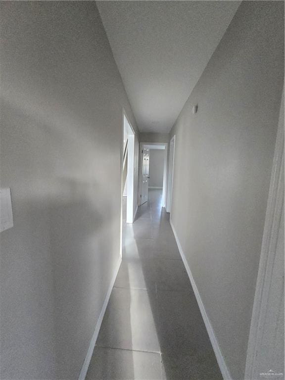 corridor with baseboards