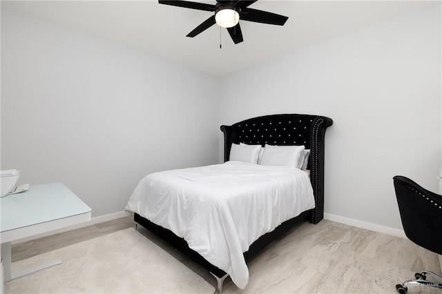 3306 Lauren Dr, Palmview, TX 78574 - bedroom with baseboards and ceiling fan