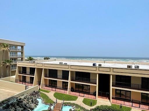 property view of water with a view of the beach