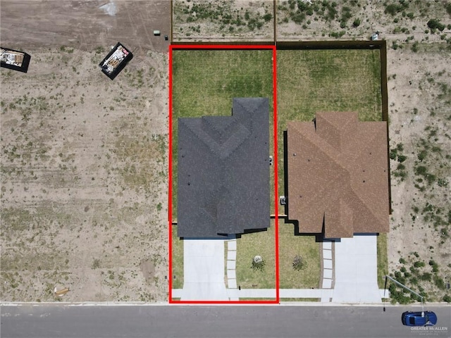 2117 Zinnia St, Weslaco, TX 78596 - map / location featuring property parcel outlined