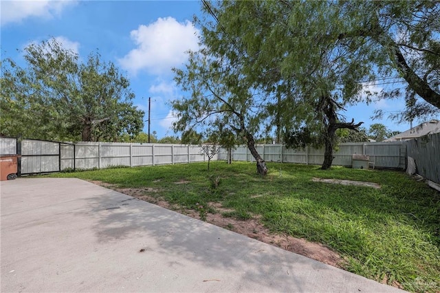 421 W Champion St, Edinburg, TX 78539 - fenced backyard with a patio