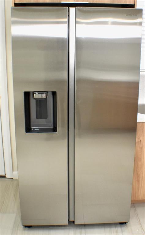 2904 E Israel Ave, Alton, TX 78573 - detailed view of stainless steel fridge