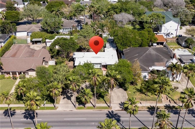 1821 Palm Blvd, Brownsville, TX 78520 - aerial overview of property's location with nearby suburban area