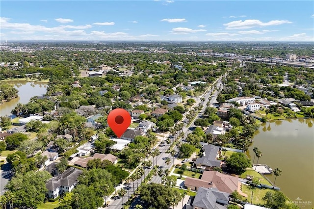 1821 Palm Blvd, Brownsville, TX 78520 - aerial perspective of suburban area with a nearby body of water