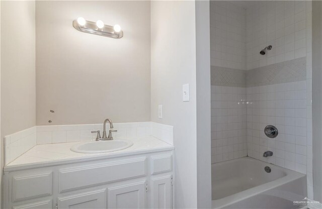 27406 S Kelly Ct, La Feria, TX 78559 - full bathroom with shower / bath combination and vanity
