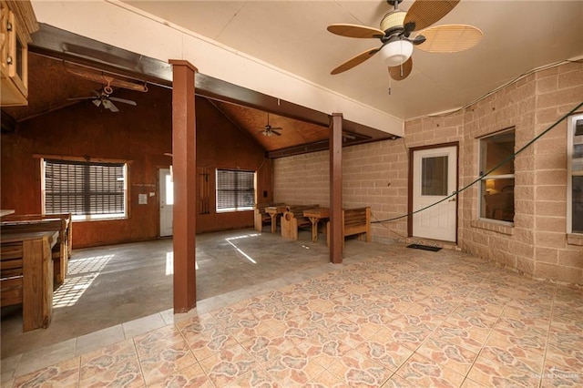 24162 N Tamm Ln, Harlingen, TX 78552 - view of patio featuring ceiling fan and outdoor dining space