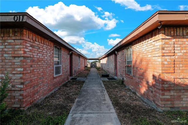 view of property exterior