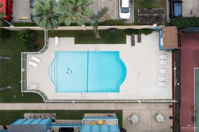 view of pool