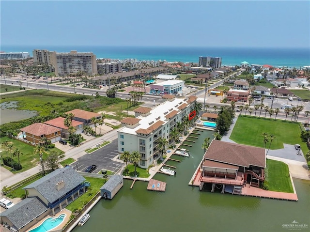 5909 Padre Blvd Unit 201, South Padre Island, TX 78597 - view of urban area featuring a nearby body of water